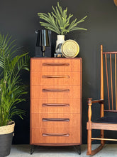 Load image into Gallery viewer, Mid-Century G-Plan Fresco Tallboy Chest Of Drawers