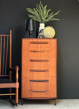 Load image into Gallery viewer, Mid-Century G-Plan Fresco Tallboy Chest Of Drawers