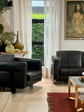 Load image into Gallery viewer, Rare Sofa Set - Couch & Armchair in Leather - Luigi Caccia Dominioni For Azucena