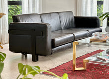 Load image into Gallery viewer, Rare Sofa Set - Couch & Armchair in Leather - Luigi Caccia Dominioni For Azucena