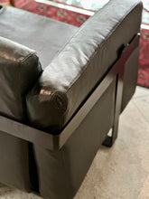 Load image into Gallery viewer, Rare Sofa Set - Couch & Armchair in Leather - Luigi Caccia Dominioni For Azucena