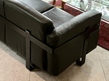 Load image into Gallery viewer, Rare Sofa Set - Couch & Armchair in Leather - Luigi Caccia Dominioni For Azucena