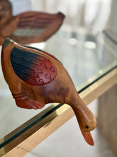 Load image into Gallery viewer, Set of Three Wooden Ducks
