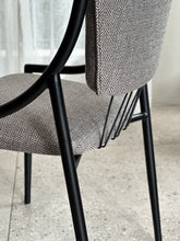 Load image into Gallery viewer, Set of Six Retro Steel & Fabric Chairs