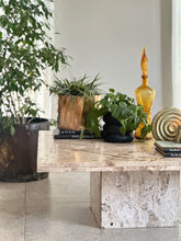 Load image into Gallery viewer, Mid-Century Modernist, Travertine Coffee Table
