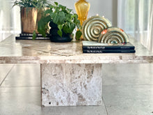 Load image into Gallery viewer, Mid-Century Modernist, Travertine Coffee Table