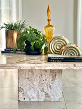 Load image into Gallery viewer, Mid-Century Modernist, Travertine Coffee Table