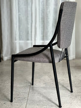 Load image into Gallery viewer, Set of Six Retro Steel & Fabric Chairs