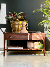 Load image into Gallery viewer, Mid-Century Imbuia Coffee Table / Side / Lamp Table With Drawer