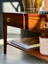 Load image into Gallery viewer, Mid-Century Imbuia Coffee Table / Side / Lamp Table With Drawer