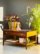 Load image into Gallery viewer, Mid-Century Imbuia Coffee Table / Side / Lamp Table With Drawer