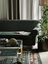 Load image into Gallery viewer, Large Curved Retro Upholstered Couch