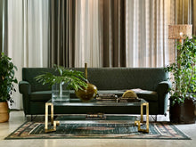 Load image into Gallery viewer, Large Curved Retro Upholstered Couch