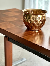 Load image into Gallery viewer, Set of Three Brass Planters with Indentation