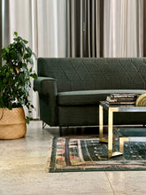 Load image into Gallery viewer, Large Curved Retro Upholstered Couch