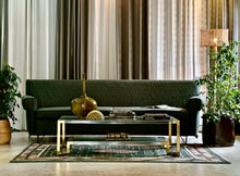 Load image into Gallery viewer, Large Curved Retro Upholstered Couch