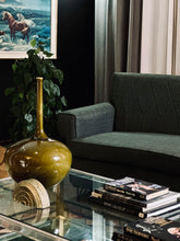 Load image into Gallery viewer, Large Curved Retro Upholstered Couch