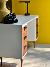 Load image into Gallery viewer, Reimagined Modernist Desk with Six Drawers