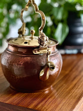 Load image into Gallery viewer, Collectible Hammered Copper & Brass Pot