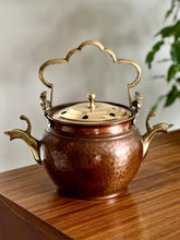 Load image into Gallery viewer, Collectible Hammered Copper & Brass Pot