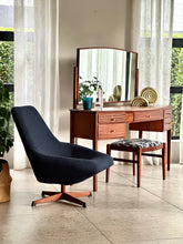 Load image into Gallery viewer, Mid-Century Dresser With Mirror & Stool