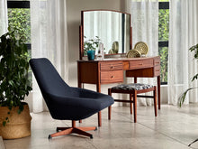 Load image into Gallery viewer, Mid-Century Dresser With Mirror & Stool