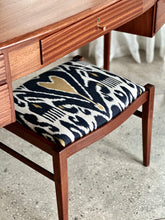 Load image into Gallery viewer, Mid-Century Dresser With Mirror & Stool