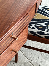 Load image into Gallery viewer, Mid-Century Dresser With Mirror & Stool