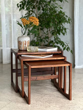 Load image into Gallery viewer, Imbuia Nest of Tables