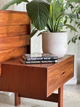 Load image into Gallery viewer, Mid-Century Headboard & Pedestals