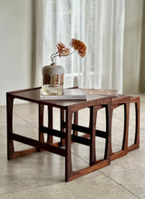 Load image into Gallery viewer, Imbuia Nest of Tables