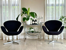 Load image into Gallery viewer, Art Deco Style, Chromed Drinks Cart