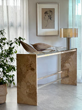 Load image into Gallery viewer, Travertine Console