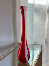 Load image into Gallery viewer, Red & White Tall Vase