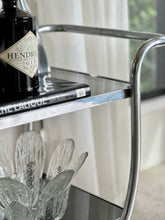 Load image into Gallery viewer, Art Deco Style, Chromed Drinks Cart