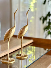 Load image into Gallery viewer, Brass Crane | Heron Figurine