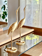 Load image into Gallery viewer, Brass Crane | Heron Figurine