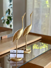 Load image into Gallery viewer, Brass Crane | Heron Figurine
