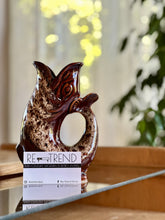 Load image into Gallery viewer, Gluggle Jug in Brown Ceramic, by Fosters Pottery