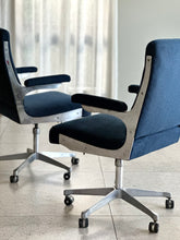 Load image into Gallery viewer, Cast Aluminium Rolling Office Chairs