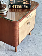 Load image into Gallery viewer, Art Deco-Style King Bed with Pedestals