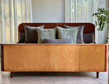 Load image into Gallery viewer, Art Deco-Style King Bed with Pedestals