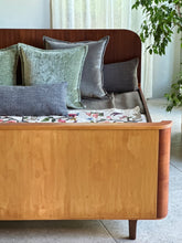 Load image into Gallery viewer, Art Deco-Style King Bed with Pedestals