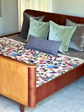 Load image into Gallery viewer, Art Deco-Style King Bed with Pedestals