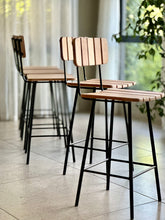 Load image into Gallery viewer, Set of Five Retro Bar Chairs