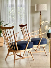 Load image into Gallery viewer, Pair Of Lubis Armchairs - Oak and Elm