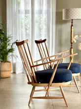 Load image into Gallery viewer, Pair Of Lubis Armchairs - Oak and Elm