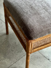 Load image into Gallery viewer, Vintage Cane Dresser, Stool & Mirror