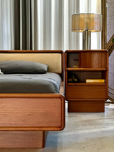 Load image into Gallery viewer, Danish Teak, King Floating Platform Bed By Kibaek Møbelfabrik