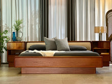 Load image into Gallery viewer, Danish Teak, King Floating Platform Bed By Kibaek Møbelfabrik